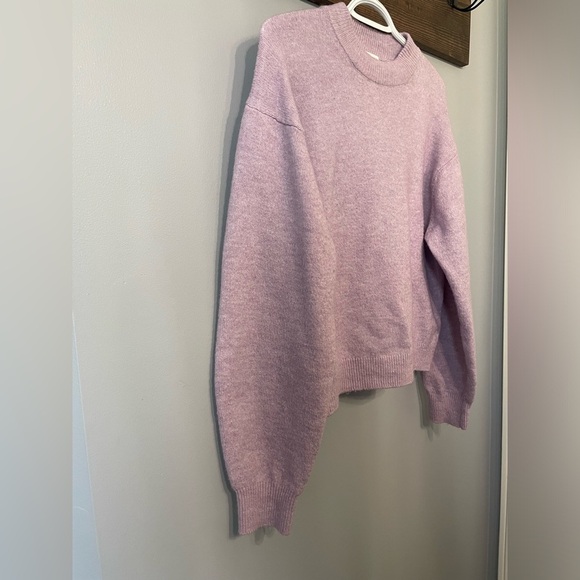 H&M oversized Cropped Turtleneck Sweater in light pink size XS - Picture 7 of 7